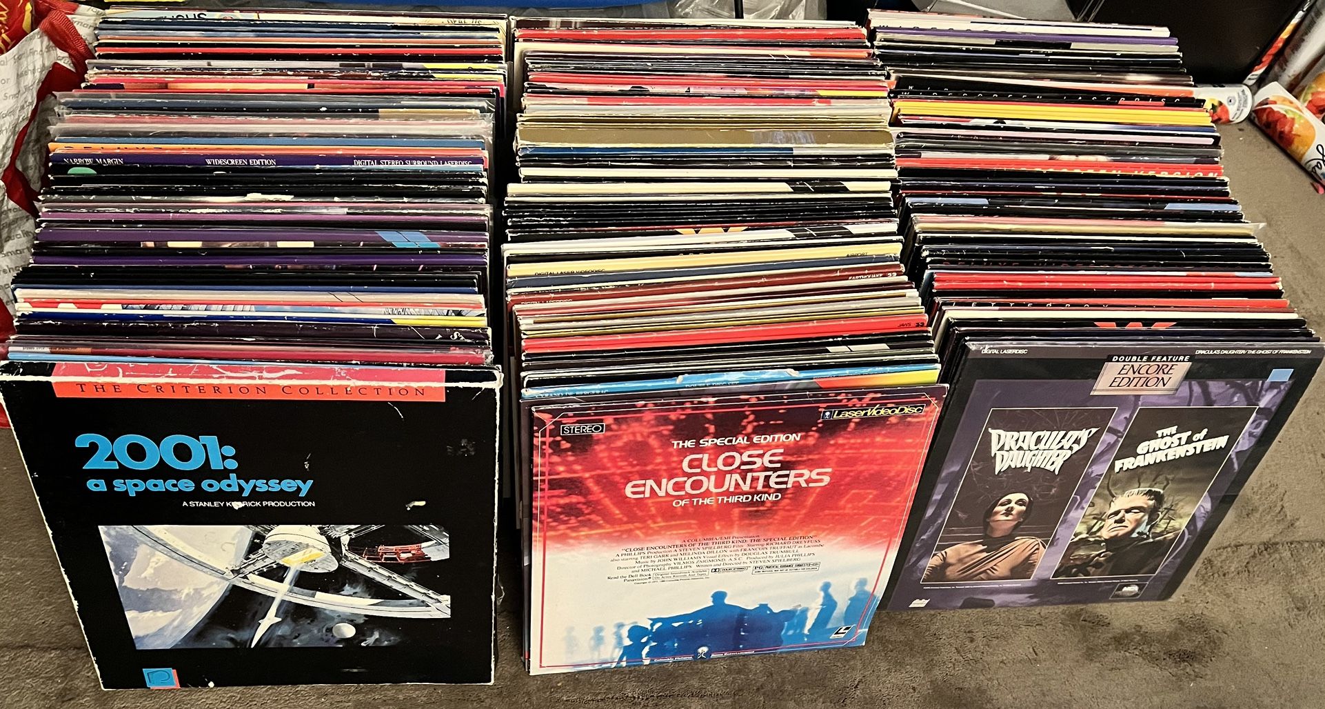 Lot Of Laserdiscs