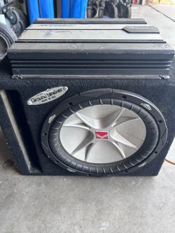 12” kicker pioneer amp