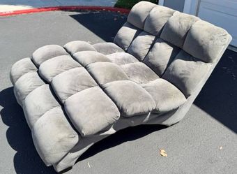 Double Chaise Plush Loveseat Lounge Chair Couch