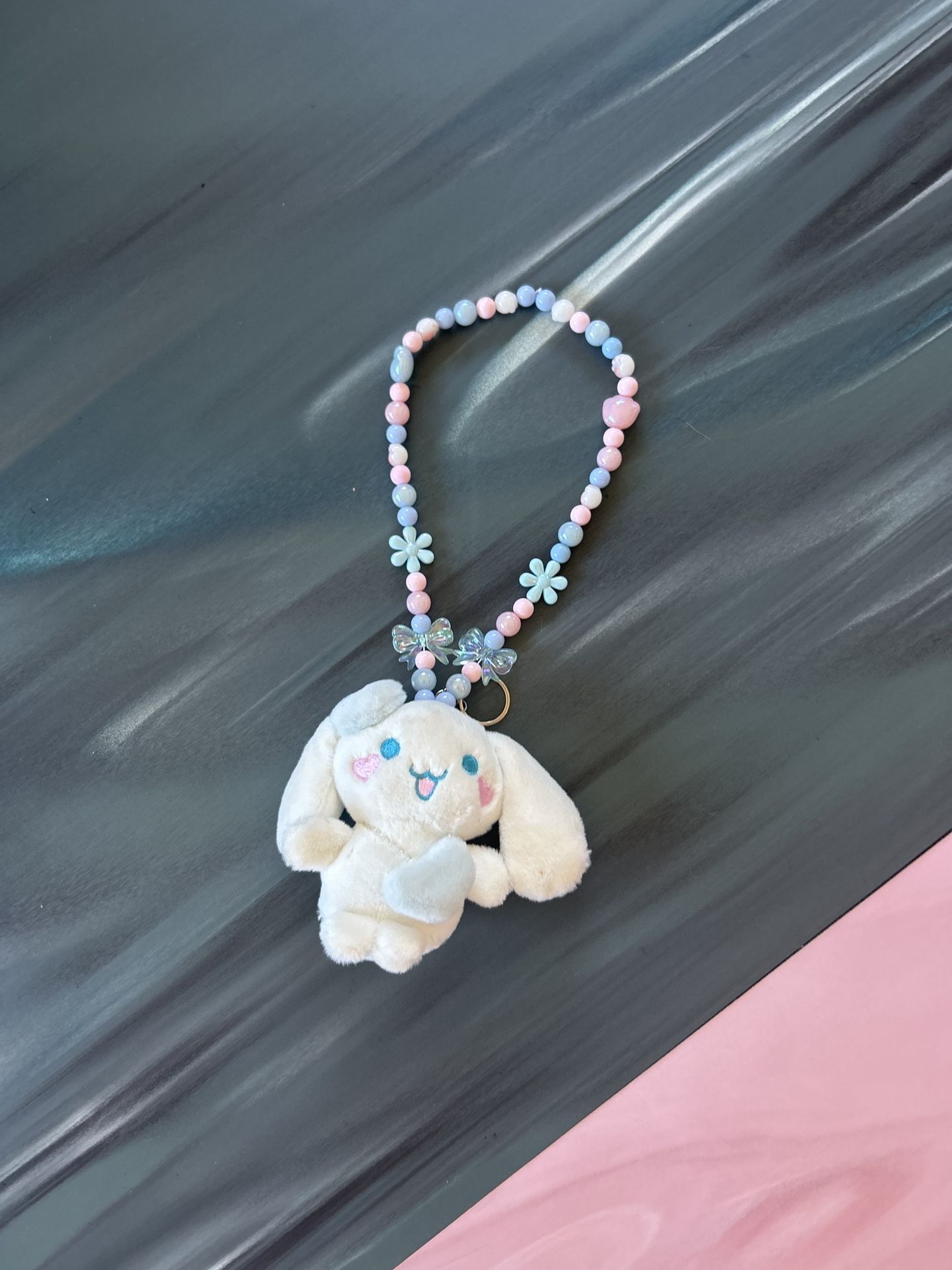 Cinnamoroll plush keychain/necklace 