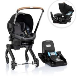 Evenflo Shyft Dualride Travel System With CarryAll Storage 