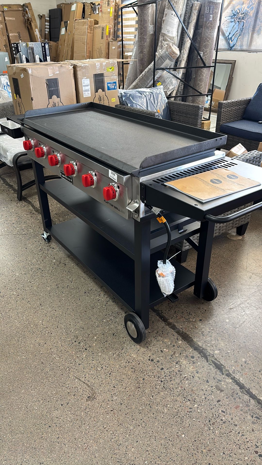Camp Chef 6 Burner Flat Top Griddle Grill
