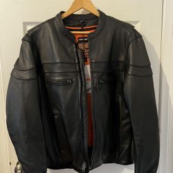NWT Milwaukee Leather Jacket Performance Apparel Black Medium ML1408 OBO