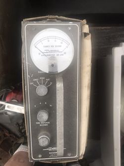 Antique Military Type Geiger Counter