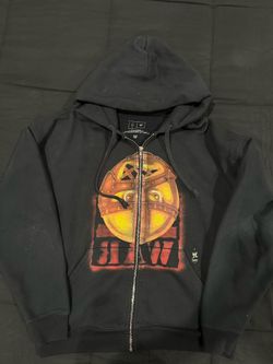 Travis Scott X WWE Mankind Zip Up Hoodie