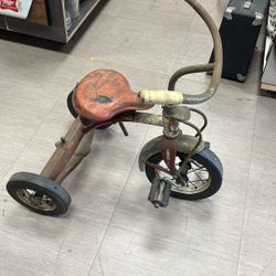 Vintage Kids Metal Tricycle 