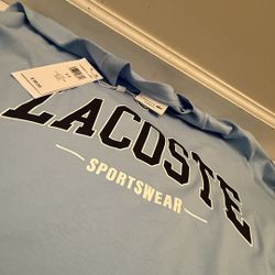 Lacoste Tee, Blue, Small