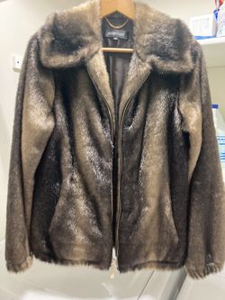 Ellen Tracy Faux Fur Jacket NEW XS