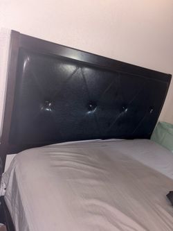 Queen bed and frame