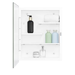New Fundin White Medicine Cabinet with 16 x 20 Beveled Mirror & Adjustable Staggered Shelves. Russell/Boulder Area