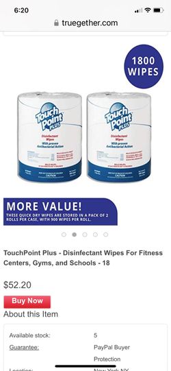 Disinfecting Wipes For Gym, Daycare, Home etc. $10 Each