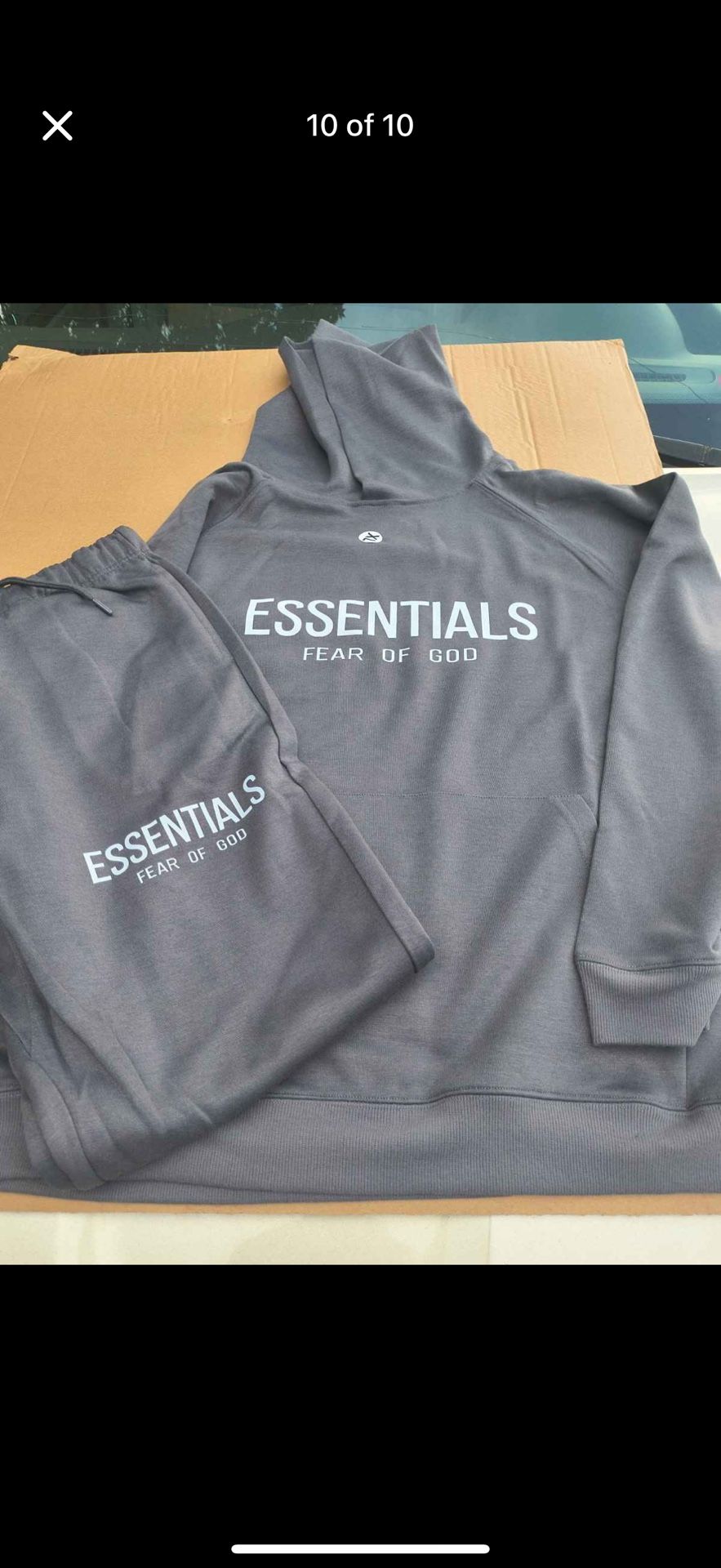 Essentials Fear, God, Hoodies And Bottoms Set Sizes Extra Large And Large