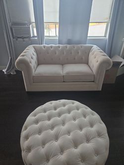 Martha Stewart Macy's Collection Velvet Loveseat