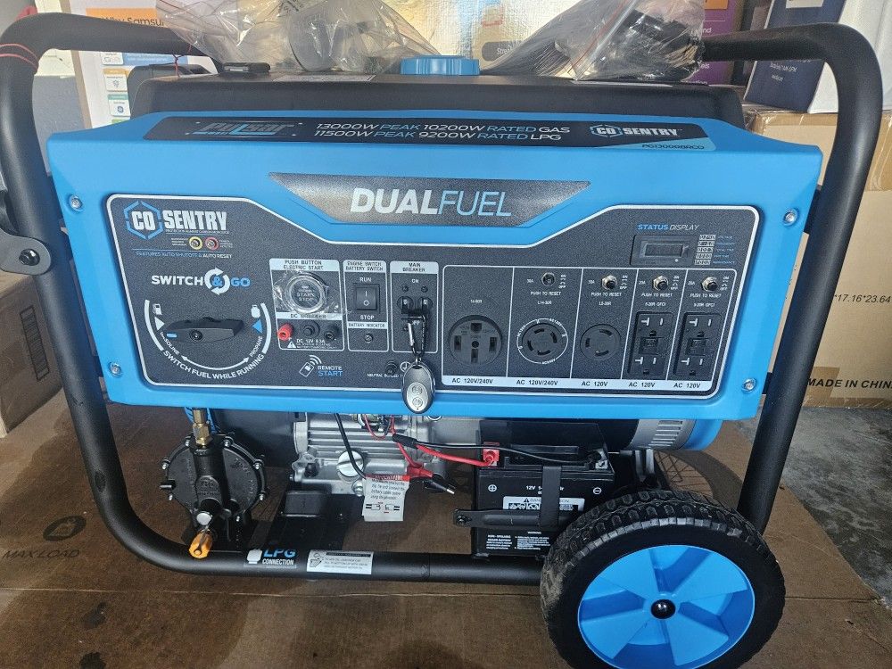 13,000 Watt Dual Fuel Generator