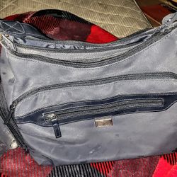 Travelon Nylon Organizer Hobo Bag w/Cargo Pockets

