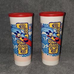 Vintage Tupperware Disney Micky Mouse, Goofy, Donald Tumbler