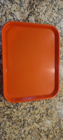 Plastic fast food tray