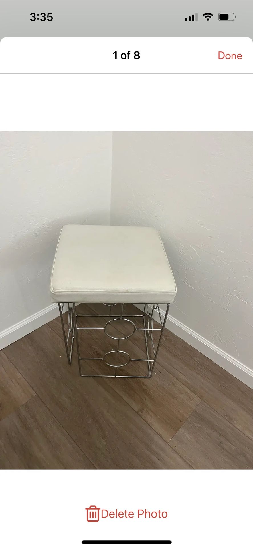 Faux Leather Vintage/Retro Vanity Chair / Ottomans & Footstools