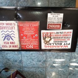 Man Cave Metal Signs