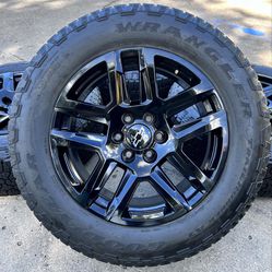 20 Inch Black Chevy Wheels And Tires 