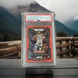 2023 Panini Prizm Monopoly Question Mark SSP Numbered /25 Giannis Antetokounmpo 49 PSA 10