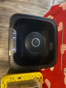 Black Air Purifier with LED Indicators