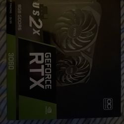 MSI RTX 3060 8GB