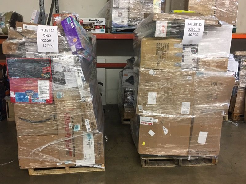 Amazon liquidation pallets only $250 for 50 item pallets!!!!