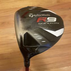 Taylormade R9 Supertri 9.5° Driver - Left Handed LH - Flex S Graphite Shaft