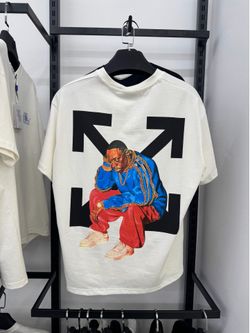 Off-White Graphic Print Crew Neck T-Shirt