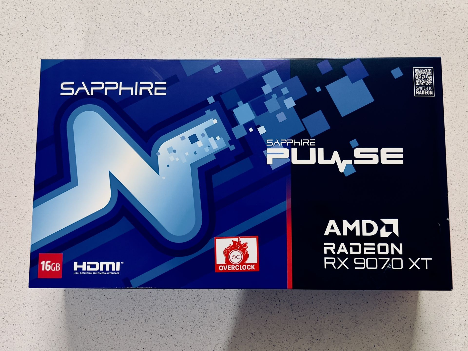Sapphire Pulse AMD Radeon RX 9070 XT 16GB