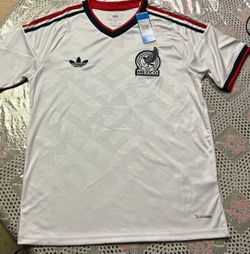 New Adidas White mexico jersey available 3xl 4xl slim fit