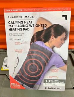 Sharper Image Calming Heat Weighted Heating Pad XL
