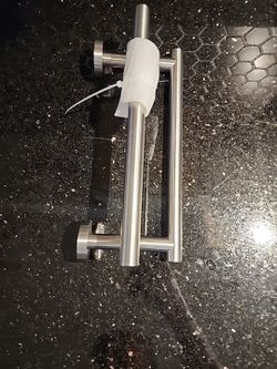 Silver Towel bar