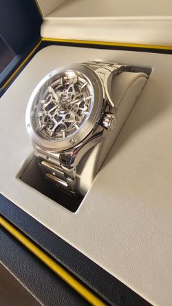 Movado SE Alta Automatic Skeleton Watch