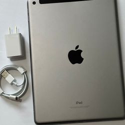 iPad 6 , Sixth Generation  , Unlocked  Cellular and iCloud , Wi-Fi  Internet, Excellent Condition,  Usable all Company  Sim