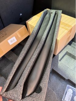 Tesla Model Y Carbon Fiber Door Trim Covers | Interior Door Panel Set | 2020–2025