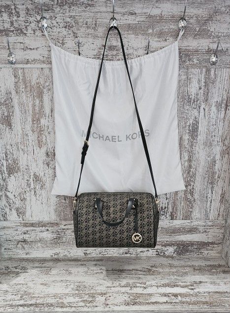 Michael Kors Grayson Medium Empire Monogram Satchel