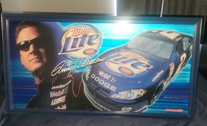 Rusty Wallace Nascar wall Hanging Picture