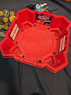 Beyblades And Arenas
