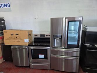 Stainless steel appliances delivery available