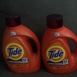 2 Tide laundry detergent