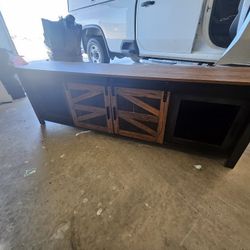 Tv Stand For Tvs Up To 75inch Free If You Take Plastic Storage Bins And Dispose