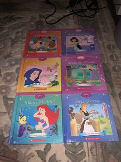 Set Of 6 Princess Books 