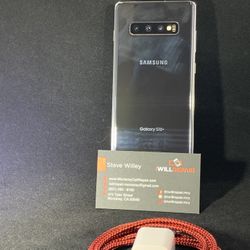 Samsung S10+ Black 128gb Unlocked $390