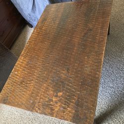Rustic Sheesham wood coffee table