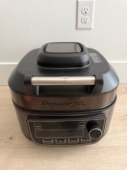 POWER XL Grill Air Fryer Combo 12In 1 6 QT Nonstick Model MFC-AF-6B Check Picts