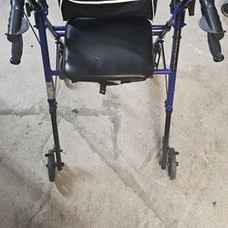 Drive Walker With Bag In Front