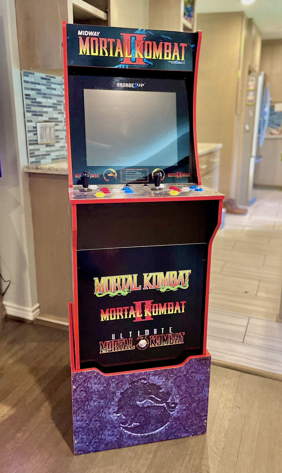 Mortal Kombat Trilogy Arcade 1up With Riser
