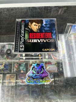 Resident Evil Survivor Ps1 $120 Gamehogs 11am-7pm